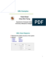 UML Examples: Fawzi Emad Chau-Wen Tseng