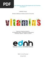 TR N°4 - Vitamines PDF