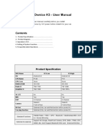 User Manual For Ownice K3 Series