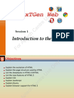 Html5 XP - Session 1