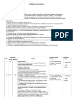 Course Plan M.SC 1 Year