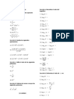 Problemas de Logaritmos y Exponentes Sin Resp