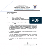 Division Memo No. 111, S. 2019