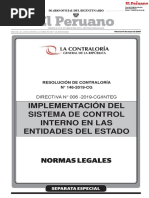 Implementación Del Sistema de Control Interno en Las Entidades Del Estado