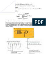 Fuente de Alimentación Simétrica 15v