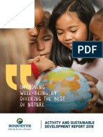 Roquette Activity and Sustainable Development Report 2016