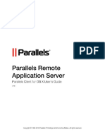 Parallels Remote Application Server: Parallels Client For OS X User's Guide