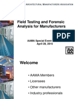 Webinar-Field Testing and Forensic Analysis For Manufacturers 4-28-15