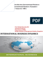 International Business Dynamics by Prof Balakrishnachar M S PDF