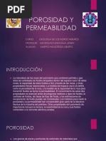 Presentacion de Porosidad y Permeabilidad