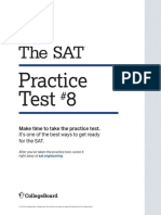 Sat Practice Test 8