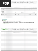 Habit Tracker - Pick Up Limes