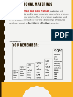 Instructional Materials: Human and Non-Human