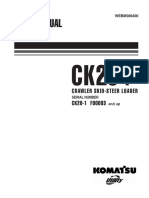 Komatsu ck-20 Shop Manual