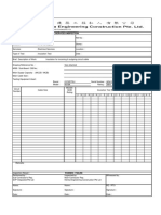 Insulation Test Form