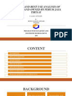 (English) PPT Analisis Penggunaan Tertinggi Dan Terbaik Aset Lahan Milik