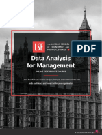 Lse Data Analysis For Management Online Certificate Course Prospectus