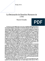 Declaracion Derechos Humanos 1793