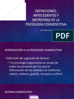 Definiciones, Antecedentes y Metáforas de La Psicología Ajustada