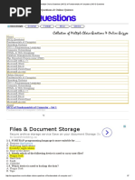 Files & Document Storage: External Fortran MCQ Device