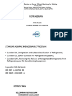 Refrigeran: Ari D. Pasek Ashrae Indonesia Chapter