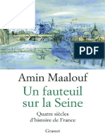 Un Fauteuil Sur La Seine Amine Maalouf