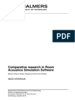 Comparative Research in Room Acoustics Simulation Software: Neza Kravanja