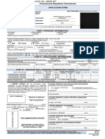 Application Form: Professional Regulation Commission