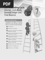 Journal, Cash Book, General Ledger and Trial Balance: The Accounting Cycle