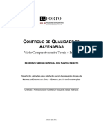 Controlo de Qualidade de Alvenarias - Visao Comparativa Entr