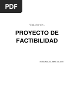 Proyecto de Factibilidad