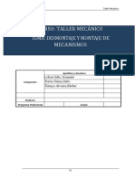 Curso: Taller Mecánico Tema: Desmontaje Y Montaje de Mecanismos