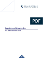 Grandstream Networks, Inc.: 802.1x Authentication Guide