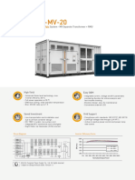 SUNGROW - SG2500HV-MV-20 Datasheet