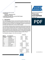 Three-Wire Serial EEPROM: 1. Features