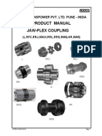 Product Manual Jaw-Flex Coupling: Rathi Transpower Pvt. Ltd. Pune - India