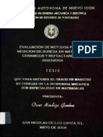 TESIS-Evaluacion de Metodos para La Medicion de Dureza en Materiales Ceramicos-Reflactarios-2004-Pag71 PDF