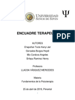 Encuadre Terapeutico