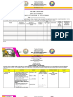 Brigada Attendance Sheet