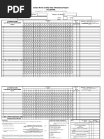 School Form 2 (SF2) Daily Attendance Report of Learners