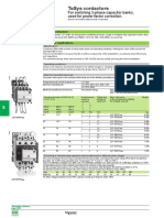 Tesys Contactors For Switching 3 Phase Capacitor Banks PDF