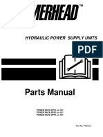 Parts Manual: Hydraulic Power Supply Units