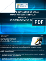 Session 2 - Self Improvement Skills