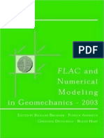 Flac and Numerical Modeling Geomecahnic 2003 PDF