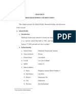 Research Finding and Discussion: School Profile of Mts Antasari