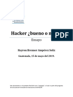 Ensayo Hacker Bueno o Malo