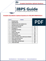 Complete Quantitative Aptitude Questions Complete Quantitative Aptitude Questions For SBI, IBPS ... PDF