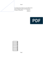 Sub:Design and Analysis of Algorithms: Sheet1