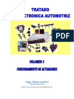 Tratado de Electrónica Automotriz - Funcionamiento de Actuadores