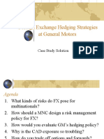 Foreign Exchange Hedging Strategies at General Motors: Case Study Solution